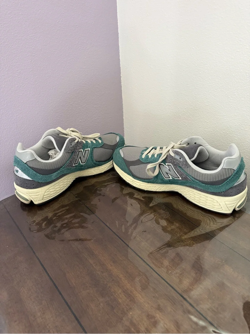 New Balance 2002R New Spruce Magnet M2002REM Men’s 11 Green Gray Suede